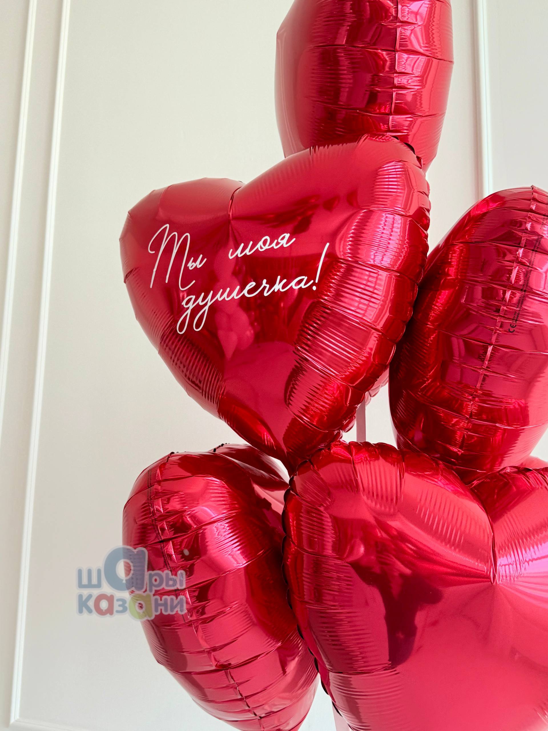 Купить Набор шаров на 14 февраля «Ты моя душечка» с доставкой в Казани